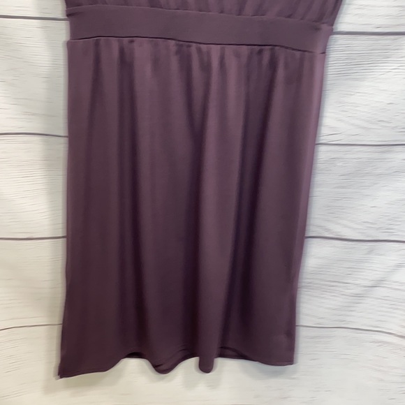 NWT purple w/beading dress Banana Republic MEDIUM - Picture 8 of 9